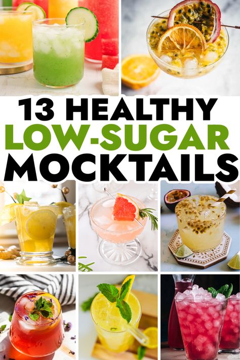 Healthy Mocktails – Treat yourself with a mocktail or two with these low sugar non alcoholic cocktails! These easy mocktails are delicious and healthy, and are perfect for when you want a nutritious treat. Easy mocktail recipes, low sugar non alcoholic drinks, non alcoholic cocktails. Drinks Nonalcoholic Easy, Best Mocktail Recipe, Ginger Ale Cocktail, Low Sugar Drinks, Cheap Healthy Dinners, Best Non Alcoholic Drinks, Easy Mocktails, Alcohol Free Cocktails, Easy Mocktail Recipes