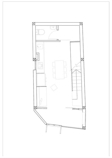 Gallery of Micro Town House 4x8m / MM++ architects - 23 Timber Screens, Compact House, Concrete Home, Town House, House Plan, Small House, Layout Design, Architects, House Plans