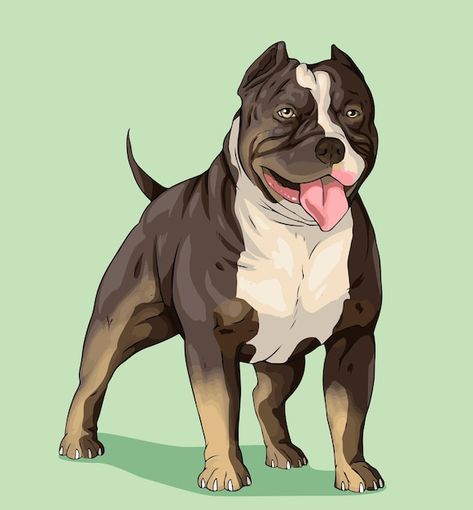 Dog Drawings Simple, Cute Dog Drawings, Pitbull Artwork, Dog Drawing Reference, Easy Dog Drawing, Dog Drawing Ideas, American Bully Pitbull, Dog Drawing Tutorial, Dog Drawing Simple