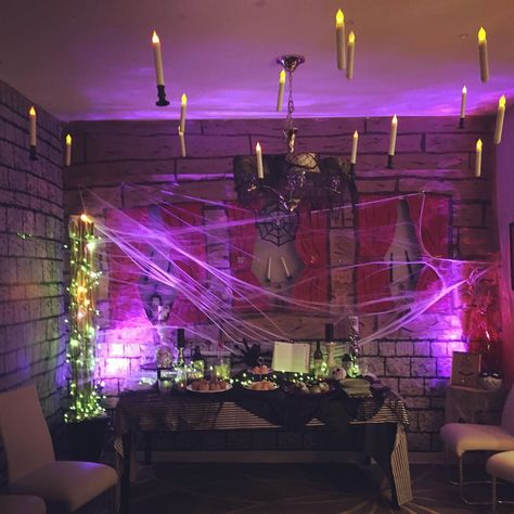 Halloween Party Decorations, Halloween Party Decor, Halloween Party Backdrop, Floating Candles decor, Spooky Halloween Decor, DIY Halloween Party Decorations Photo Wall Ideas Party, Floating Candles Decor, Autumn Sleepover, Diy Halloween Party Decorations, Floating Candle Decorations, Photo Wall Ideas, Halloween Party Backdrop, Diy Halloween Party, Spooky Halloween Decor