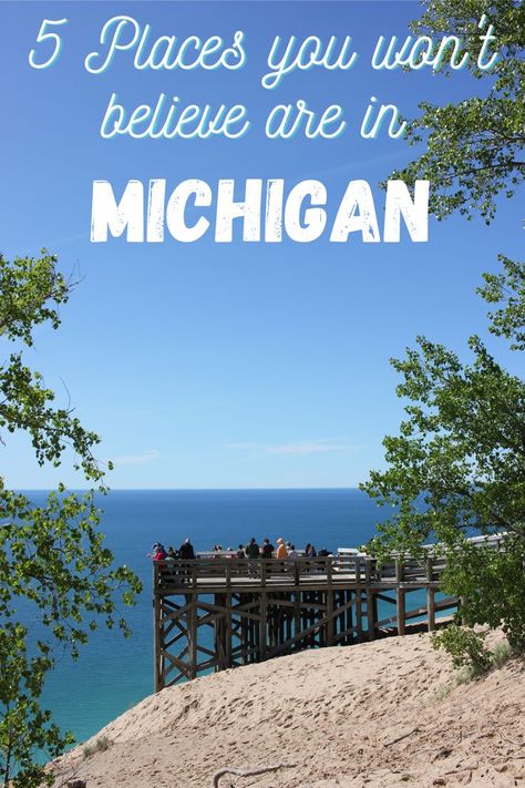 5 places you won't believe are in Michigan - Sleeping Bear Dunes National Lakeshore, Traverse City and Old Mission Peninsula, Pictured Rocks National Lakeshore, Silver Lake Sand Dunes, and Mackinac Island Macinak Island Michigan, Silver Lake Sand Dunes Michigan, Sand Dunes Michigan, Sleeping Bear Dunes Michigan, Pictured Rocks Michigan, Michigan Travel Destinations, Silver Lake Sand Dunes, Upper Peninsula Michigan, Long Weekend Trips