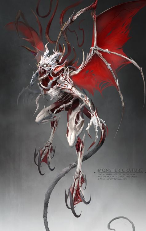 Corrupted Monster Art, Horror Creature Concept Art, White Phyrexian, Scary Mythical Creatures, Demon Monster Art, Succubus Monster, Scary Humanoid Monster Concept Art, Blood Monster, Angel Monster