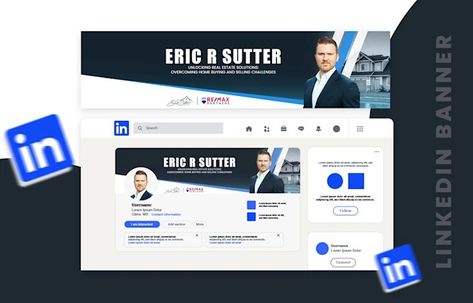 Design custom linkedin profile banner cover for online presence by Sumitsquare | Fiverr Cover Header, Profile Banner, Realtor Social Media, Linkedin Banner, Youtube Banner Design, Email Template Design, Social Media Optimization, Brand Strategist, Linkedin Profile