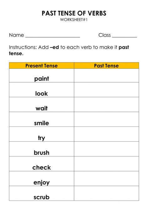 Ejercicio de Regular Past Tense of Verbs Past Tense Grade 3 Worksheet, Tenses For Grade 2, Tenses Worksheet For Grade 2, Simple Past Tense Worksheet For Grade 2, Past Tense Worksheet For Grade 1, Past Tense Worksheet Grade 2, Verb Worksheets Grade 2, Revision English, Jolly Grammar