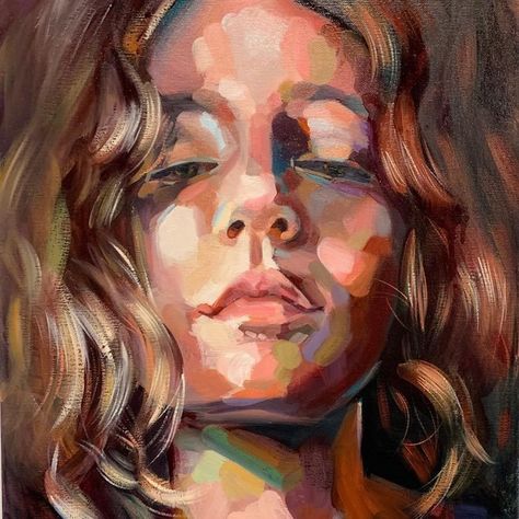 How To Find Your Unique Style - Must-Read by Artist Elli Milan Oil Painting Person, Portrait Oil Painting Faces, Elli Milan Art, Expressive Oil Portraits, Unique Portrait Art, Elli Milan, Oil Portrait Process, Milan Art Institute, Impressionist Face Painting