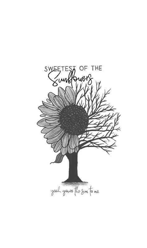 Sweetest Of The Sunflowers Tattoo, Sun To Me Zach Bryan Tattoo, Sun And Sunflower Tattoo, Sun To Me Tattoo, Sweetest Of The Sunflowers, Me Tattoo, You Are The Sun, Zach Bryan, The Sunflower