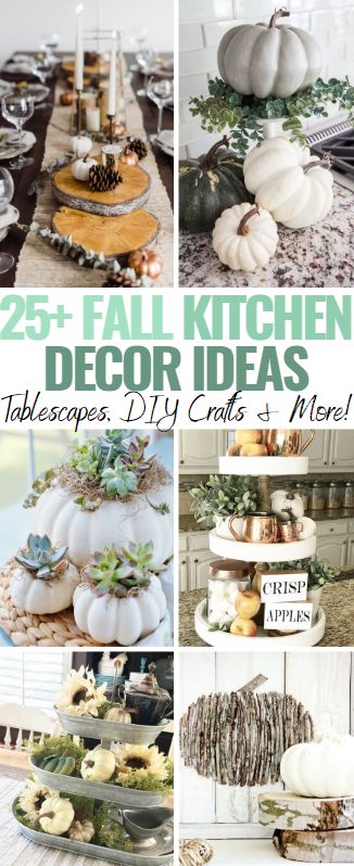 Fall is in the air! Decorate your kitchen accordingly with these festive fall kitchen decor ideas. From Thanksgiving tablescapes to DIY pumpkin decor, we're covering it all. Visit our blog to learn more.................... Above Cabinets | Autumn | Ideas | Dollar Tree | Farmhouse Style | Dining Tables | Countertops | DIY | Apartment | Simple | Centerpieces | Rustic | Kitchen Cabinets | Open Shelves | Modern Fall Shelves Decor, Fall Kitchen Countertop Decor, Fall Kitchen Decor Ideas, Farmhouse Style Lighting, Rustic Home Interiors, Rustic Kitchen Cabinets, Fall Kitchen Decor, Farmhouse Kitchen Island, Farmhouse Light Fixtures