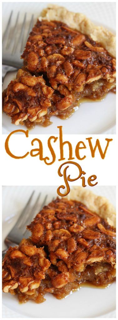 Desserts With Cashews, Cashew Pie, Nut Dessert Recipes, Crumbles Recipes, Yummy Pies, Nut Dessert, Cashew Recipes, Holiday Snack, Pecan Pies