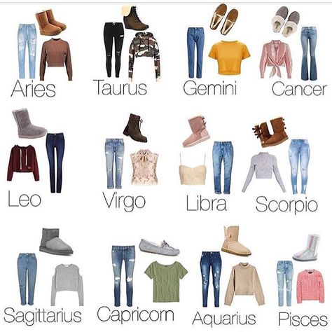 16.8k Likes, 1,038 Comments - zodiac fashion (@girlscopes) on Instagram: “follow me (@girlscopes) for more✨” Zodiac Signs Outfits Style Inspiration, Zodiac Signs Outfits, Zodiac Clothes, Zodiac Sign Fashion, Zodiac Signs Chart, Zodiac Signs Virgo, Zodiac Signs Sagittarius, Zodiac Signs Taurus, Zodiac Signs Leo