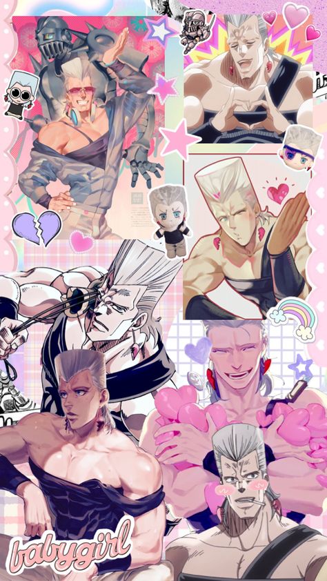 Polnareff Part 5, Jojo's Bizarre Adventure Polnareff, Polnareff Pfp, Polnareff Wallpaper, Jjba Polnareff, Jean Pierre Polnareff, Jojo's Adventure, Jojo Parts, Witch Academia