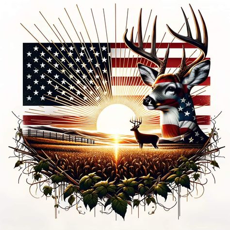 Deer Pics, Hunting Wallpaper, Deer Wallpaper, 2024 Images, Patriotic Pictures, Country Photography, American Flag Wallpaper, Deer Pictures, Flag Designs