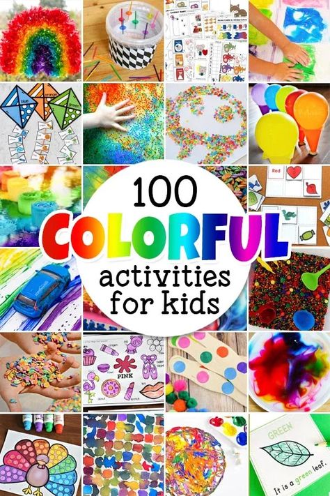 Color Activities For Preschoolers, Color Activities For Kids, Colors Activities, Learning Colors Activities, Crayons Artwork, Spring Coloring Sheets, Teach Colors, Preschool Color Activities, Imagination Tree