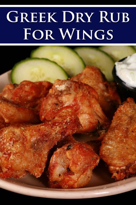 Meditteranean Seasoning for Wings [Greek Dry Rub Recipe] Chicken Wing Rub, Wing Seasoning, Dry Rub Wings, Chicken Rub Recipes, Chicken Wing Flavors, Chicken Wing Seasoning, Dry Rub Chicken Wings, Minnesota Food, Mediterranean Seasoning