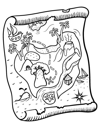 Free Map Coloring Pages Treasure Maps For Kids, World Map Coloring Page, Free Printable World Map, Pirate Coloring Pages, Pirate Treasure Maps, Free Kids Coloring Pages, Superhero Coloring, Flag Coloring Pages, Maps For Kids