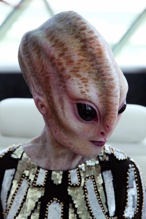 Monster Texture, Alien Realistic, Real Alien Photos, Realistic Alien, Alien Doll Repaint, Alien Portrait, Fantasy Alien, Alien Woman, Alien Makeup