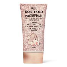 Rose Gold Sparkling Peel Off Mask Disney Monopoly, Rose Products, Rose Skincare, Face Scrubs, Face Mask For Pores, Pore Mask, Tumeric Face Mask, Overnight Beauty, Cleansing Mask