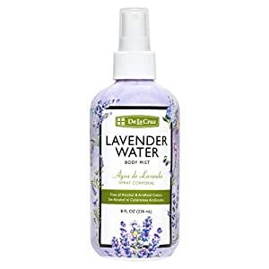 Amazon.com: De La Cruz Lavender Water Body Mist - Lavender Spray for Skin and Hair With Pure Lavender Essential Oil 8 fl oz (236 mL) : Beauty & Personal Care Lavender Room Spray, Lavender Water, Water Body, Lavender Mist, Lavender Spray, Lavender Fragrance, Body Splash, Foaming Facial Cleanser, Bath Water