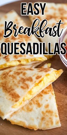 Quesadilla Recipes Easy, Breakfast Quesadillas, Quick Easy Breakfast, Breakfast Recipes Easy Quick, Fluffy Scrambled Eggs, Quick Breakfast Recipes, Healthy Breakfast Recipes Easy, Breakfast Meal, Breakfast Meal Prep