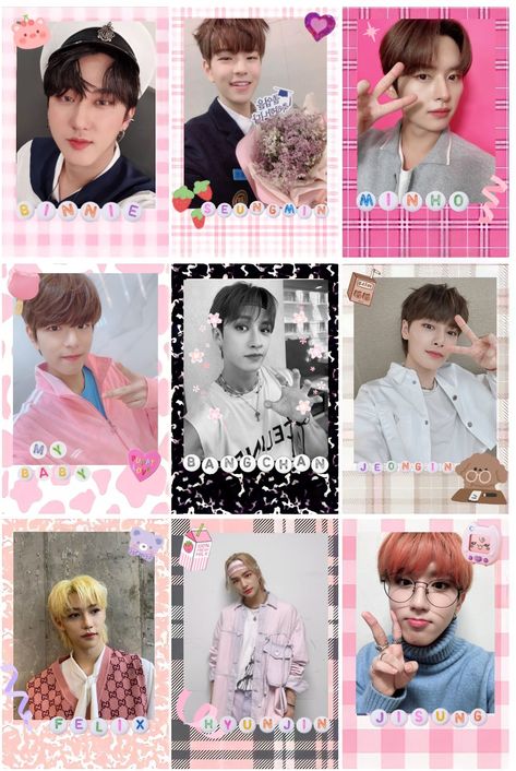 Skz Freebies Printable, Stray Kids Pc, Lomo Card, Pop Stickers, Printables Freebies, Id Photo, Polaroid Photos, Anime Crafts, Funny Cartoon Quotes