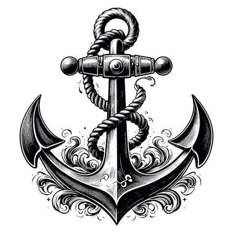 Engagement Tattoo, Engagement Tattoos, Sea Stuff, Anker Tattoo, Vintage Ship, Ship Anchor, Scruffy Men, Dbz Art, Cnc Projects