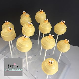 Bumblebee Cake Pops, Beehive Cake Pops, Bee Cake Pops Ideas, Bee Hive Five Birthday, Honey Bee Cake Pops, Honey Cake Pops, Mama To Bee Cake, Cake Pop Themes, Cake Pop Birthday Ideas