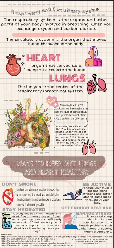 Diseases Of The Circulatory System, Poster About Taking Care Of Respiratory And Circulatory System, Heart Health Poster Ideas, Respiratory And Circulatory System, Disease Poster, Chem Notes, Heart Organ, Cute Powerpoint Templates, Organization Notes