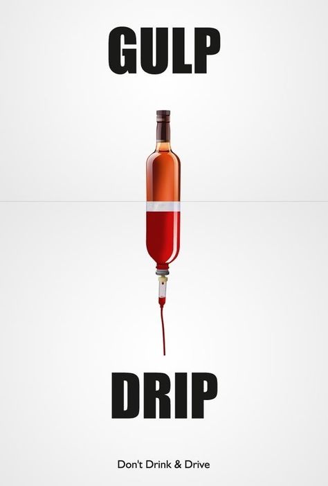 Dont Drink And Drive Poster, Creative Print Ads, Drunk Driving Awareness, Drive Poster, Drink And Drive, Clever Advertising, Awareness Poster, Dont Drink And Drive, 광고 디자인