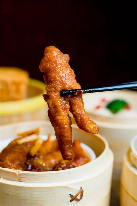 Dim Sum Chicken Feet is a Hong Kong-style snack with a beautiful appearance and amazing taste. What is Dim Sum Chicken Feet? It is a home-cooked side dish. It is usually made of chicken feet, soy sauce, cooking wine, chili sauce, salt, etc. The chicken feet skin is tender, the appearance is tempting, the palm...Read More Chicken Feet Dimsum Recipe, Chinese Chicken Feet Recipe Dim Sum, Dim Sum Chicken Feet Recipe, Chicken Feet Recipe, Yum Cha, Chicken Breast Crockpot Recipes, Dim Sum Recipes, Food Near Me, Crockpot Chicken Breast