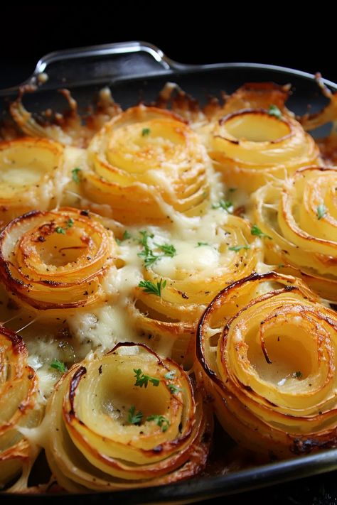 Tennessee Onions - That Oven Feelin Tennessee Onions, Baked Onions, Appetizer Ideas, Onion Recipes, Cajun Recipes, Veggie Side Dishes, Side Recipes, Veggie Dishes, Casserole Dish