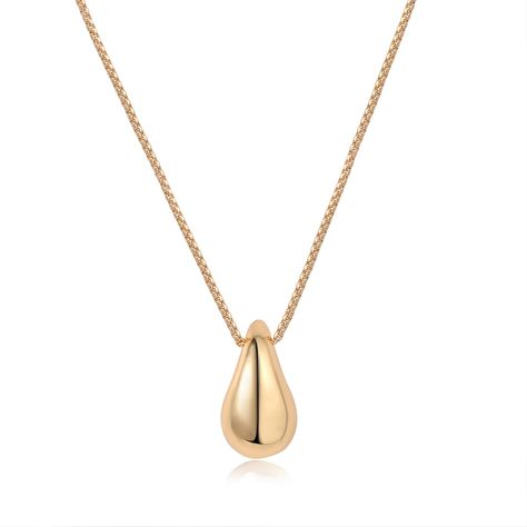 PRICES MAY VARY. Fabulous Gold Pendent Necklace: The gold dainty neklace is the trendy jewelry. Shiny Stylish teardrop pendent make you delicate. Perfect to match your outfit on offical or causal activities, add this womens gold necklace to your jewelry collection. Minimalist Gold Jewelry for Women Necklace: The tiny beauty necklace is made of quality stainless steel. 14K Gold Plated Necklace for long lasting and non tranish. 100% Nickle-free,lead-free and Hypoallergenic. Size of Pendent Necklac Womens Gold Necklace, Pendent Necklace Gold, Necklace Gold Jewelry, Gold Minimalist Jewelry, Gold Necklace For Women, Gold Pendent, Teardrop Jewelry, Beauty Necklace, Thoughtful Gifts For Her