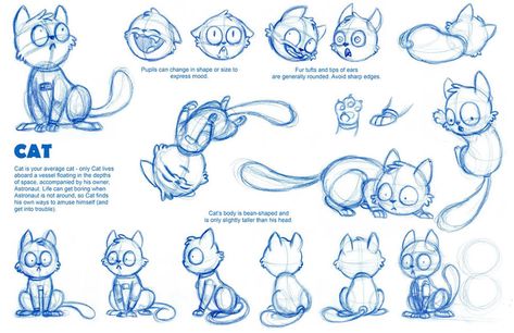 Cat Model Sheet, Book Design Graphique, Illustration Design Graphique, Cat Expressions, Illustration Simple, Character Model Sheet, Cat Reference, Cat Model, Model Sheet