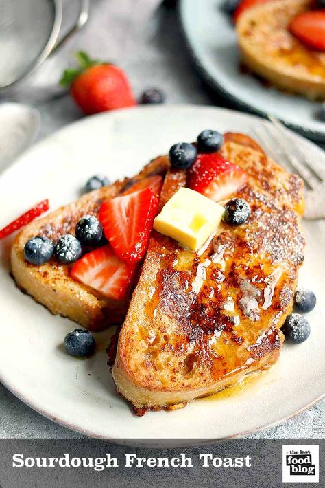 Sourdough French Toast Recipe, French Toast Without Eggs, Sourdough French Toast, Awesome French Toast Recipe, Savoury French Toast, Homemade French Toast, French Bread French Toast, French Toast Ingredients, Vegan French Toast