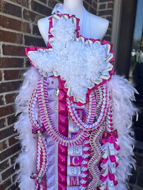 Custom Made Mega Texas Homecoming Mum, Texas Mum, Homecoming Mum PLEASE Inbox Me Before Purchasing for Availablity. - Etsy 2 Flower Mum Homecoming, Texas Senior Mum, Texas Shaped Homecoming Mums, Texas Shaped Mum, Small Mums For Homecoming, Mum Backer Ideas, Heart Mums Homecoming, Homecoming Mum Base, Mum Ribbon Ideas