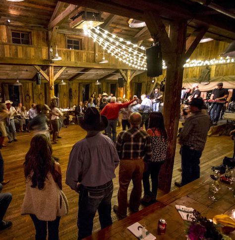 A barn dance at The Ranch at Rock Creek. These festive dances feature live music, line dancing and a delicious locally sourced dinner. Country Dance Aesthetic, Line Dance Aesthetic, Atx Aesthetic, Line Dancing Party, Barn Dance Decorations, Line Dancing Aesthetic, Country Dance Hall, Barn Dance Party, Event Moodboard