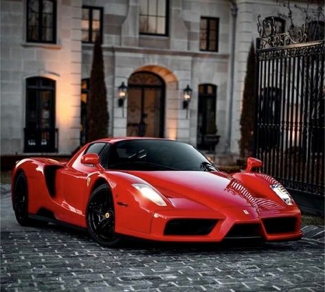 Red Ferrari, Enzo Ferrari, R34 Gtr, Ferrari World, Ferrari Enzo, Focus Your Mind, Dream Cars Jeep, Cool Car Pictures, Car Mods