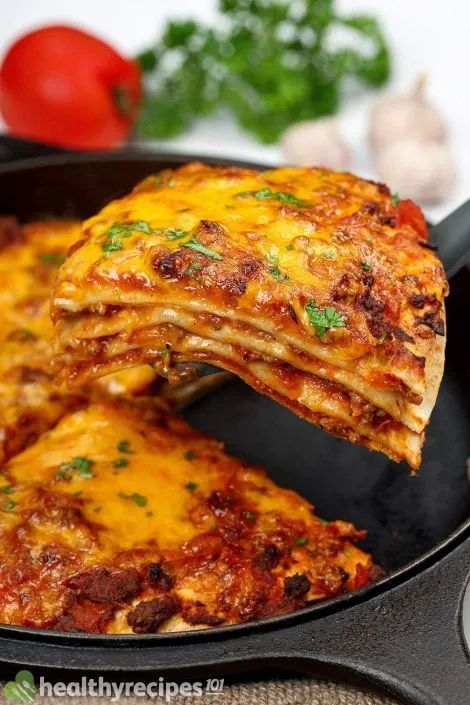 Sausage And Tortilla Recipes, Tortilla Pie Mexican, Recipes With Ground Beef And Tortillas, Easy Tortilla Meals, Tortilla Stack Recipe, Large Tortilla Recipe, Ground Beef Tortilla Recipes, Tortilla Dinner Recipes, Ground Beef Tortilla