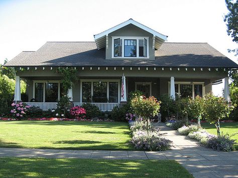 A new house made to look old.  I love it! New House Look Old, Houses By The Beach, Home Exchange, New Houses, Craftsman Exterior, Rustic Country Home, Beach Bungalows, Affordable Housing, Build Your Dream Home