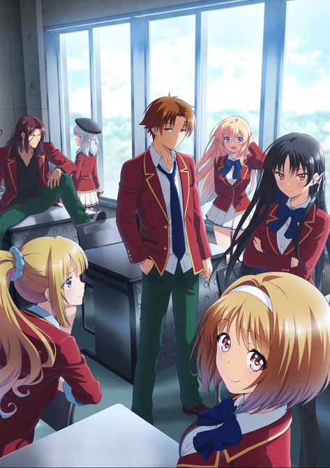 Classroom Of The Elite, Anime Classroom, The Quiet Ones, Karuizawa, Girl Thinking, 5 Anime, Popular Anime, Light Novel, All Anime