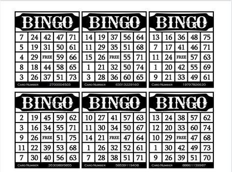 3600 Printable Bingo Cards, 6 per page, Large, Activities for Seniors, Kids, Holidays, Parties Games for Adults, Zoom Bingo Cards, 1-75 Ball Printable Bingo Cards, Activities For Seniors, Free Printable Bingo Cards, Free Bingo Cards, Printable Bingo Games, Kids Holidays, Bingo Template, Bingo Cards Printable, Games For Adults