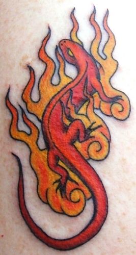 Lizard Tattoo, Gallery Pictures, Fire Tattoo, Fire Element, New Tattoo, Tattoos Gallery, Picture Tattoos, Tattoo Photos, New Tattoos