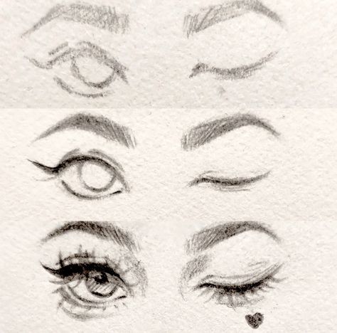 Eyes Art Sketch, Wink Drawing, Art Sketches Eyes, Eye Drawing Tutorials, Indie Drawings, Animation Art Sketches, Easy Drawings Sketches, Art Drawings Sketches Creative, Hand Art Drawing