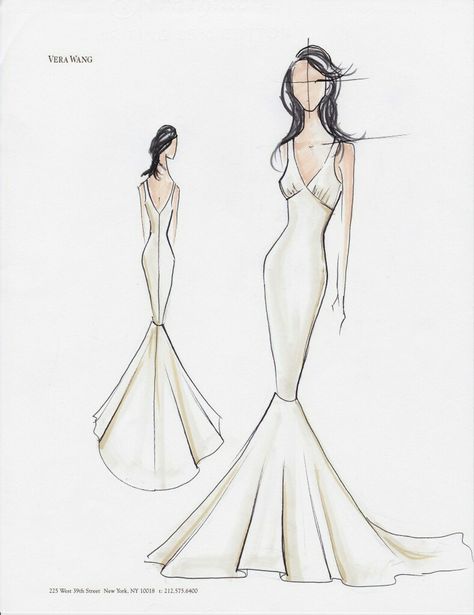 Kim Kardashian Wedding Dress, Kim Kardashian Wedding, Kardashian Wedding, Wedding Dress Sketches, Wedding Dress Silhouette, Wedding Dresses Vera Wang, Dress Illustration, Trendy Wedding Dresses, Sketches Dresses