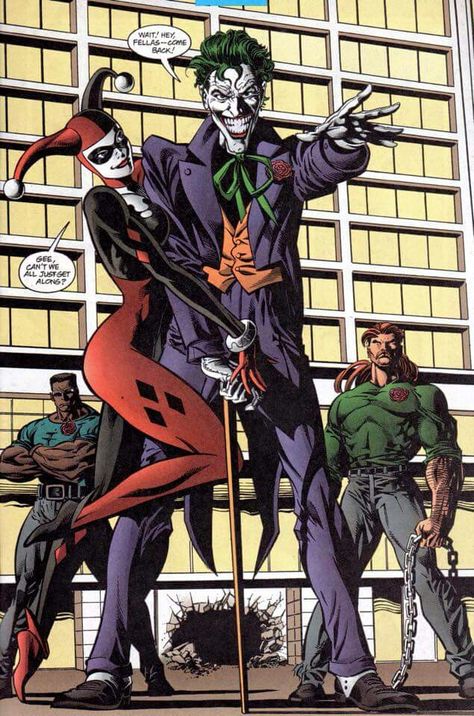 Harley and joker Comic Joker, Comic Wall, Joker Y Harley Quinn, Gotham Joker, Joker Comic, Mike Deodato, Harley Quinn Comic, Superhero Batman, Batman Begins