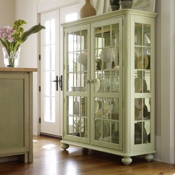 Coastal Living™ by Stanley Furniture Coastal Living Newport  Curio Cabinet Stanley Furniture Coastal Living, Large China Cabinet, Cottage Style Furniture, Crockery Unit, Stanley Furniture, Room Cabinet, Vintage Cabinet, Coastal Living Rooms, Display Cabinets