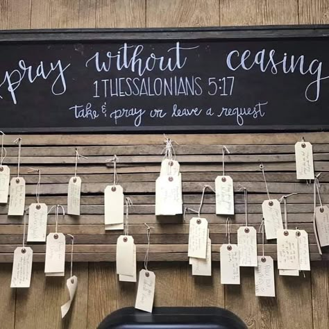 Mothers Room Church, Adult Sunday School Room Ideas, Church Prayer Wall, Church Office Decorating Ideas, Youth Group Room Ideas, Prayer Wall Ideas Home, Prayer Wall Ideas Church, Youth Group Room Design, Church Youth Room Ideas