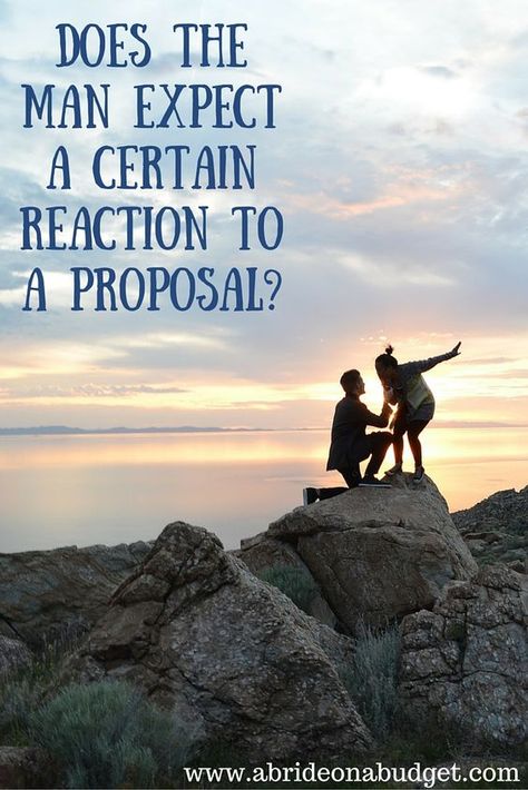 Does The Man Expect A Certain Reaction To A Proposal?   Have you been wondering this? Check out www.abrideonabudget.com for answers. Proposal Reactions, Wine Bottle Centerpieces, Wedding Proposals, Black Bride, Diy Tutorials, Planning Tips, Wedding Planning Tips, Pretty Pictures, How To Stay Healthy