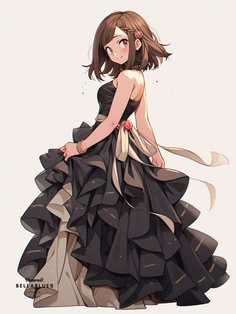 #GracefulInBlack #OchakoUraraka #BlackDressFashion #ElegantStyle #FashionInspo Description: Discover the grace and elegance of Ochako Uraraka as she dons stylish black dresses for various occasions. Uraraka Dress, Black Dress Fashion, Stylish Black Dress, Ochaco Uraraka, The Last Avatar, Elegant Black Dress, Waifu Material, Ochako Uraraka, Maid Outfit