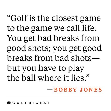 21 Inspirational Golf Quotes | Instruction | Golf Digest Golf Inspiration Quotes, Golf Quotes Funny, Golf Etiquette, Build Projects, Golf Inspiration, Golf Magazine, Golf Rules, Golf Quotes, Golf Instruction