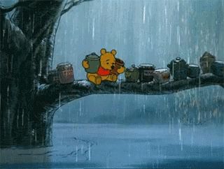 Lluvia Winnie The Pooh GIF - Lluvia WinnieThePooh Flood - Discover & Share GIFs Hundred Acre Woods, Winnie The Pooh Friends, Arte Disney, Photo Vintage, Pooh Bear, Disney Animation, Disney Love, Images Gif, In The Rain