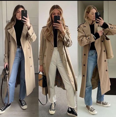 Long Beige Coat Outfit, Beige Coat Outfit, Beige Trench Coat Outfit, 2025 Outfit, Winter Office Outfits, Long Beige Coat, Trench Outfit, Coat Ideas, Trench Beige